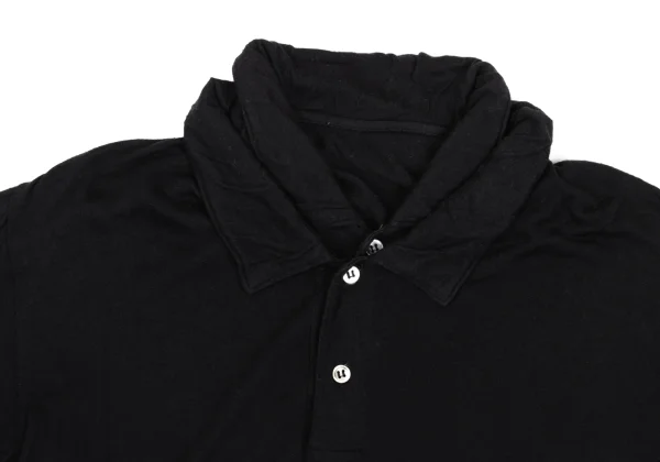 COMME des GARCONS Layered Design Short Sleeve Polo Shirt K-168893_003