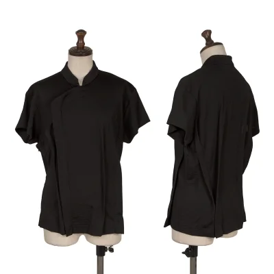 COMME des GARCONS NOIR Pinch Design Stand Collar Top