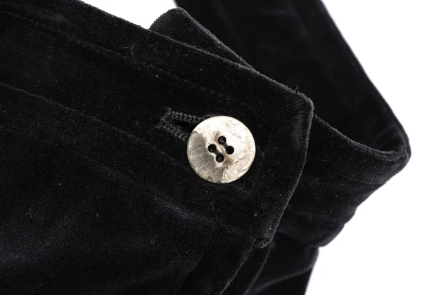 COMME des GARCONS NOIR Asymmetry Draped Velvet Skirt K-168901_004