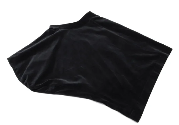 COMME des GARCONS NOIR Asymmetry Draped Velvet Skirt K-168901_006