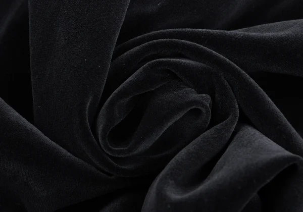 COMME des GARCONS NOIR Asymmetry Draped Velvet Skirt K-168901_010