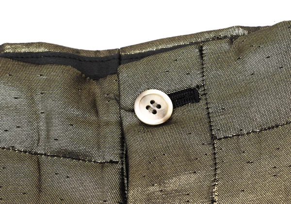 COMME des GARCONS NOIR Metallic Two Tuck Shorts K-168902_004