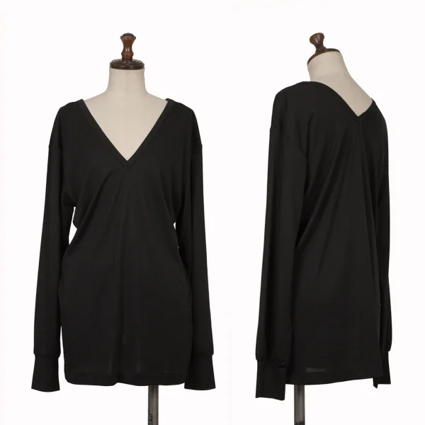 robe de chambre COMME des GARCONS V-neck T-shirt Black XS-S K-168905_001