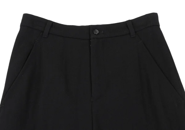 robe de chambre COMME des GARCONS Wool Gabardine Tulle Layered Skirt K-168906_003