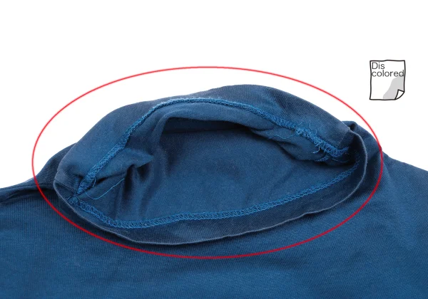 Yohji Yamamoto FEMME Cotton High Neck T-shirt K-168910_005