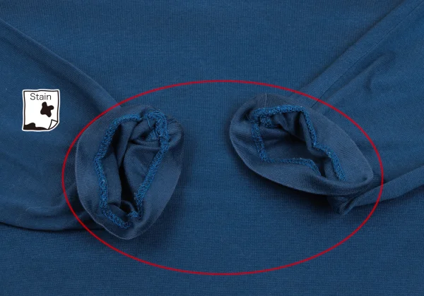 Yohji Yamamoto FEMME Cotton High Neck T-shirt K-168910_008