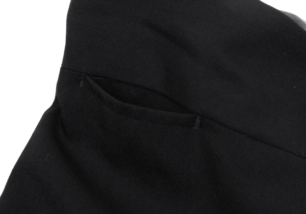 Yohji Yamamoto FEMME Wool Gabardine Front Welt Pocket Pants K-168911_006