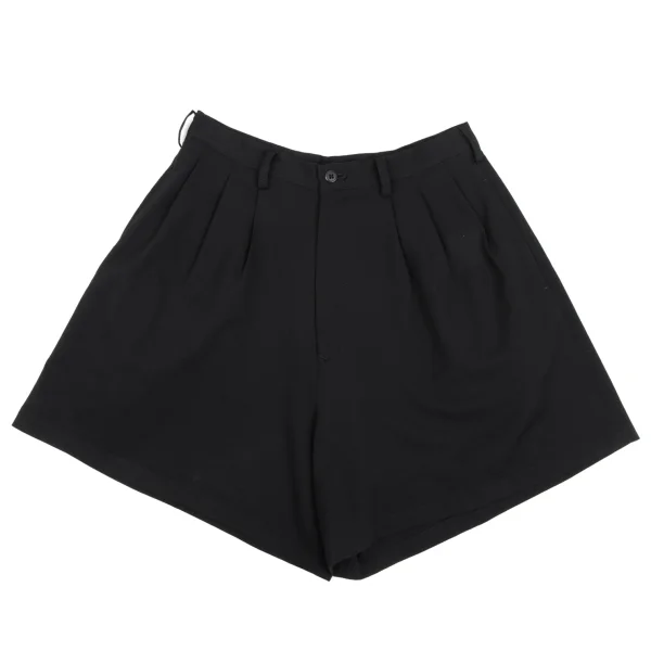 Y's Wool Gabardine Shorts Black XS-S K-168913_001