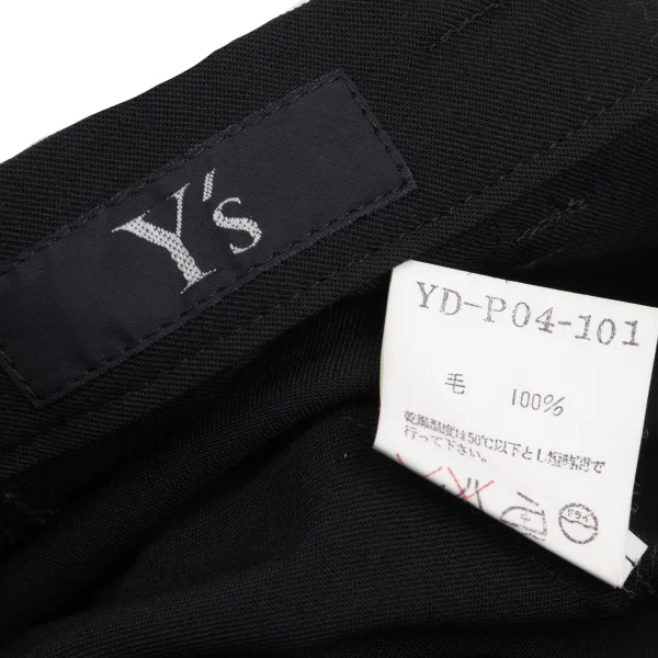 Y's Wool Gabardine Shorts K-168913_012