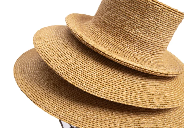 COMME des GARCONS Deformation Layered Design Straw Hat K-168914_007