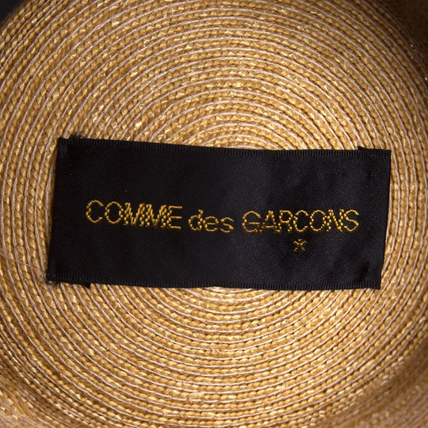 COMME des GARCONS Deformation Layered Design Straw Hat K-168914_009