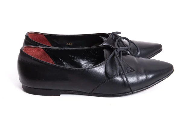 COMME des GARCONS Leather Flat Shoes K-168917_006