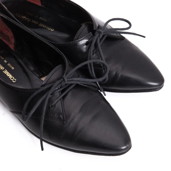 COMME des GARCONS Leather Flat Shoes K-168917_007