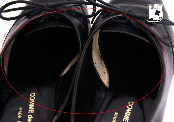 COMME des GARCONS Leather Flat Shoes K-168917_009