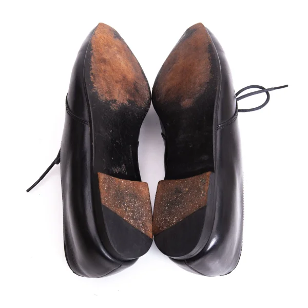 COMME des GARCONS Leather Flat Shoes K-168917_013