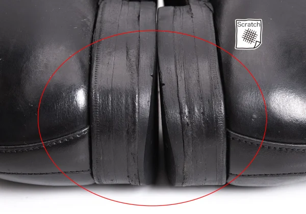 COMME des GARCONS Leather Side-goa Shoes K-168918_014