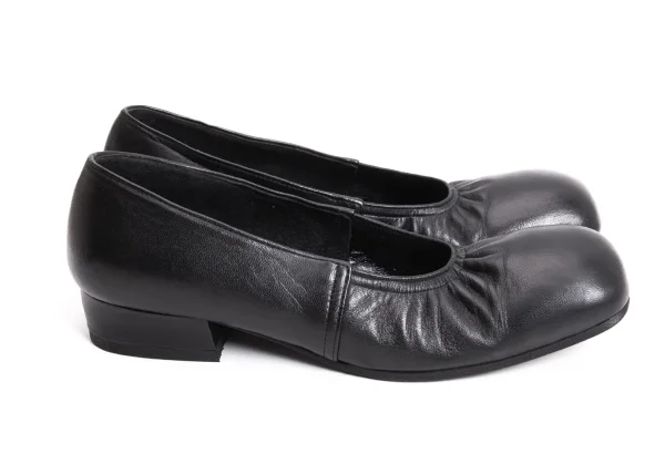 COMME des GARCONS Square-toe Leather Pumps K-168919_005