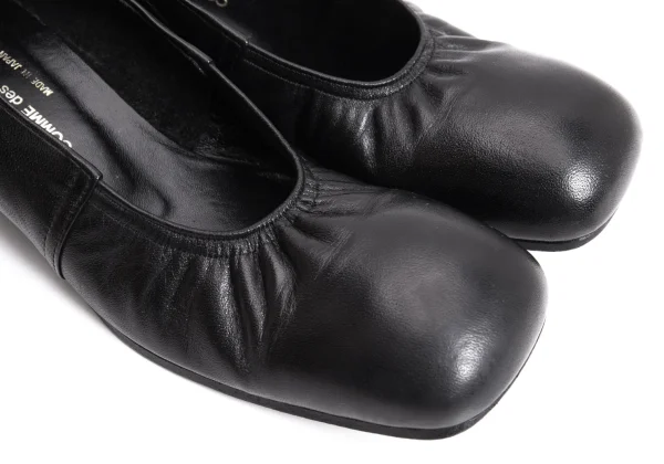 COMME des GARCONS Square-toe Leather Pumps K-168919_006