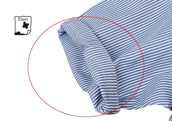 COMME des GARCONS HOMME Floral Printed Switching Stripe Shirt K-168923_007