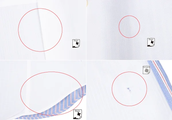 COMME des GARCONS HOMME Patchwork Switching Striped Shirt K-168924_013