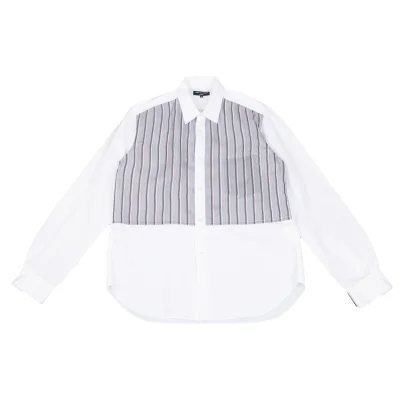 COMME des GARCONS HOMME Front Stripe Switching Shirt