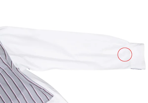 COMME des GARCONS HOMME Front Stripe Switching Shirt K-168925_007