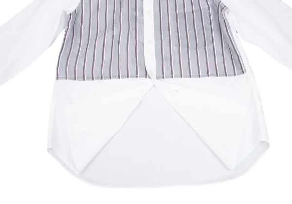 COMME des GARCONS HOMME Front Stripe Switching Shirt K-168925_014