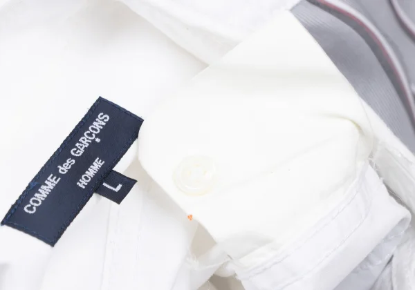 COMME des GARCONS HOMME Front Stripe Switching Shirt K-168925_019