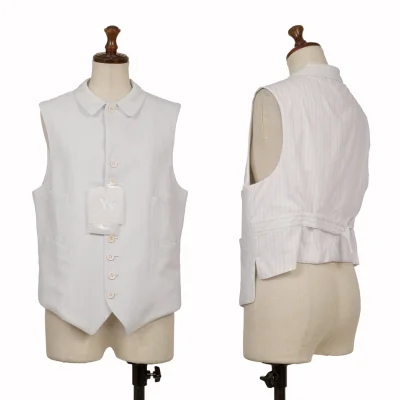 Y's Linen Blended Vest