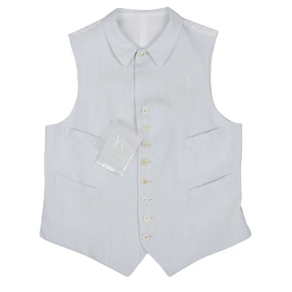 Y's Linen Blended Vest K-168926_002