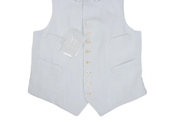 Y's Linen Blended Vest K-168926_007
