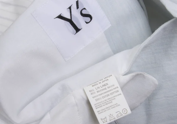 Y's Linen Blended Vest K-168926_018