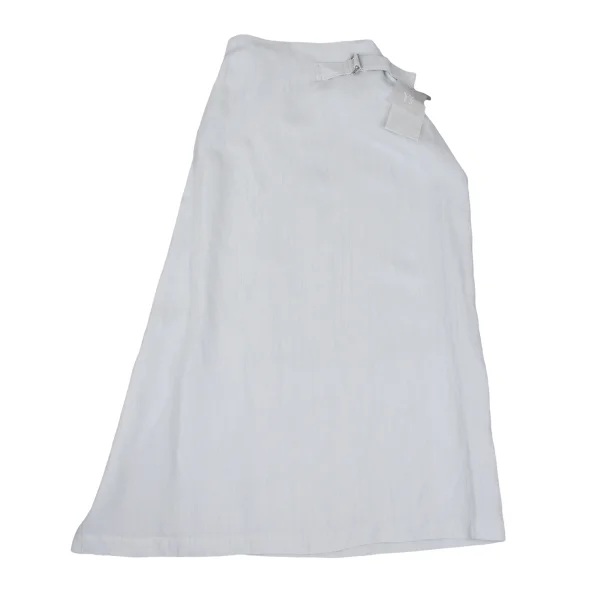 Y's Linen Blended Wrap Skirt K-168927_002
