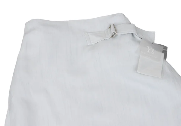 Y's Linen Blended Wrap Skirt K-168927_004