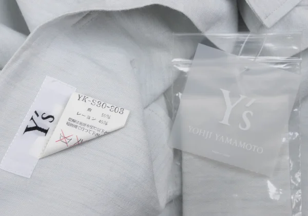 Y's Linen Blended Wrap Skirt K-168927_014