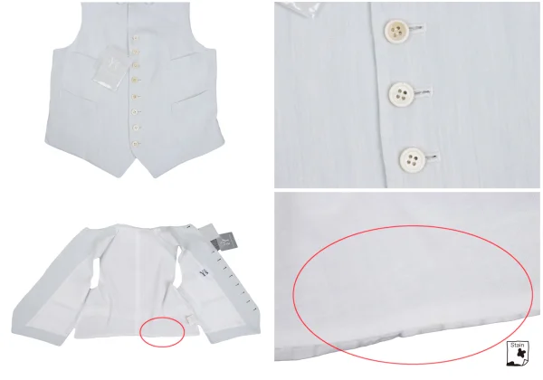 Y's Linen Blended Vest & Skirt K-168928_007