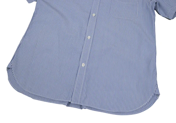 COMME des GARCONS HOMME Cotton Patch Pocket Striped Short Sleeved Shirt K-168932_009
