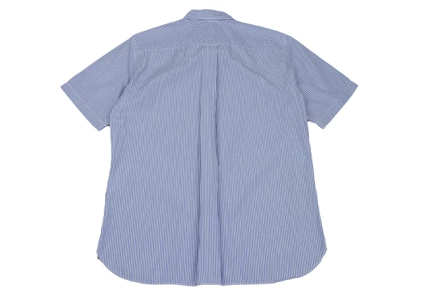 COMME des GARCONS HOMME Cotton Patch Pocket Striped Short Sleeved Shirt K-168932_014