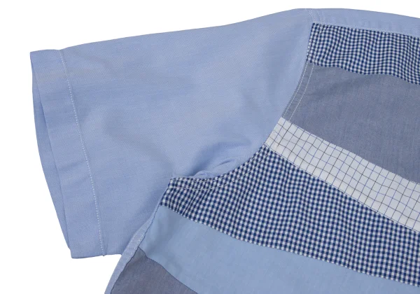 COMME des GARCONS HOMME Cotton Front Panel Design Short-sleeved Shirt K-168933_008