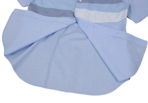 COMME des GARCONS HOMME Cotton Front Panel Design Short-sleeved Shirt K-168933_013