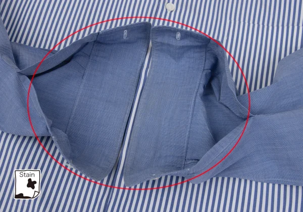 COMME des GARCONS HOMME Cotton Front Striped Long-sleeved Shirt K-168934_009