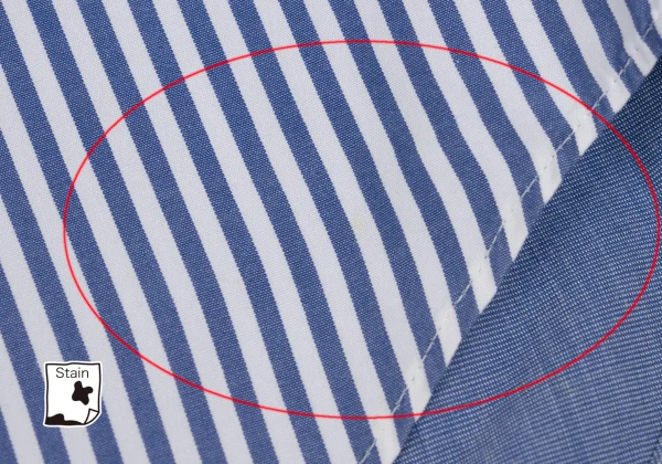 COMME des GARCONS HOMME Cotton Front Striped Long-sleeved Shirt K-168934_012