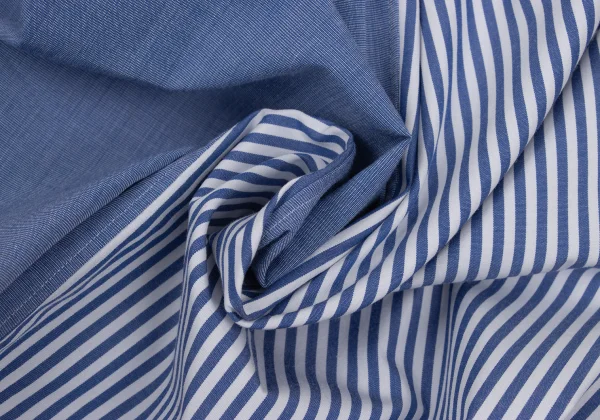 COMME des GARCONS HOMME Cotton Front Striped Long-sleeved Shirt K-168934_018