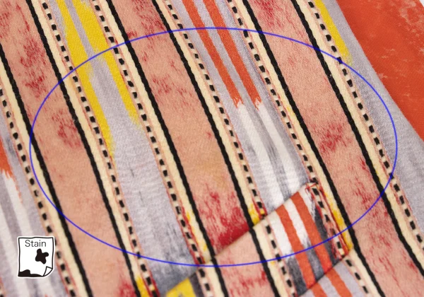 COMME des GARCONS Striped Switching Bleached Vest K-168935_005