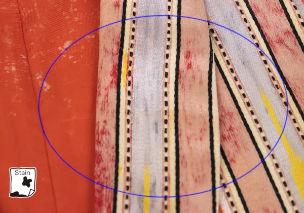 COMME des GARCONS Striped Switching Bleached Vest K-168935_006