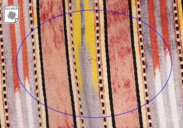 COMME des GARCONS Striped Switching Bleached Vest K-168935_007