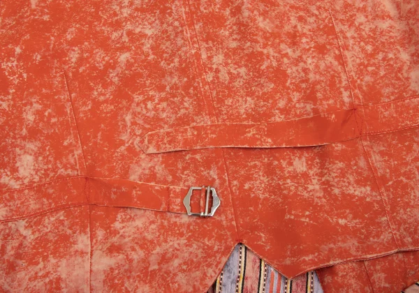 COMME des GARCONS Striped Switching Bleached Vest K-168935_018