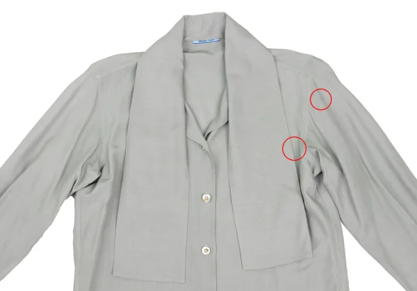 PRADA Tie-neck Blouse K-168936_003