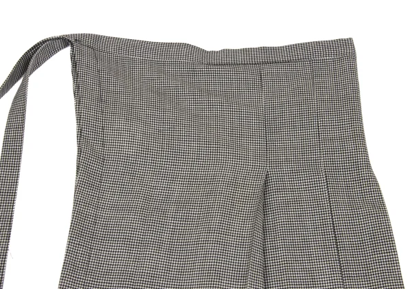 robe de chambre COMME des GARCONS Houndstooth Half Wrap Skirt K-168938_005