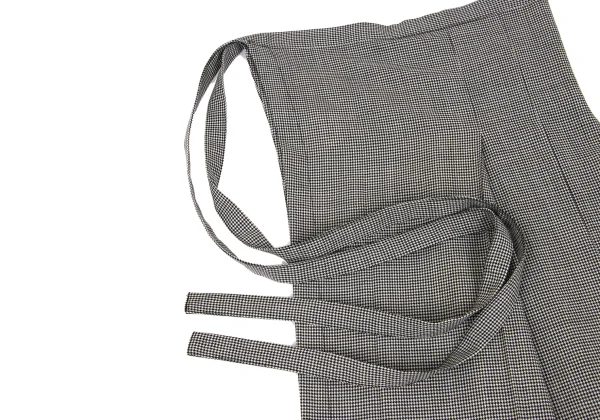 robe de chambre COMME des GARCONS Houndstooth Half Wrap Skirt K-168938_006